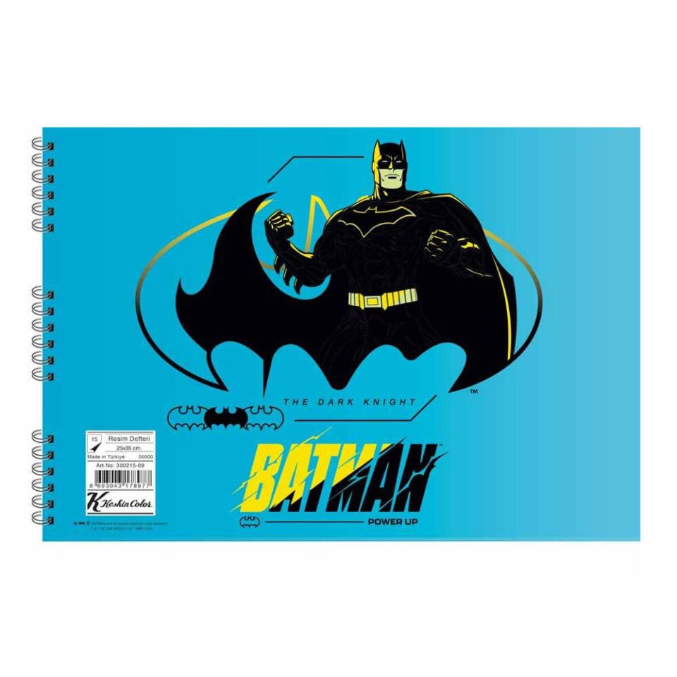 Keskin Batman 25*35 Spiralli Resim Defteri 15yp