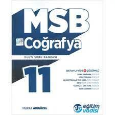 Eğitim Vadisi 11. Sınıf Coğrafya MSB Multi Soru Bankası / Eğitim Vadisi Yayınları / 9786256911802