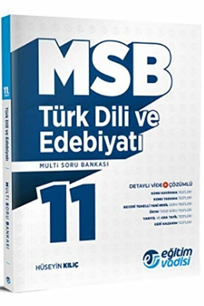 Eğitim Vadisi 11. Sınıf Türk Dili ve Edebiyatı MSB Multi Soru Bankası / 9786256911741