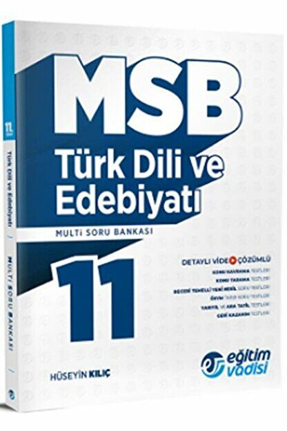 Eğitim Vadisi 11. Sınıf Türk Dili ve Edebiyatı MSB Multi Soru Bankası / 9786256911741