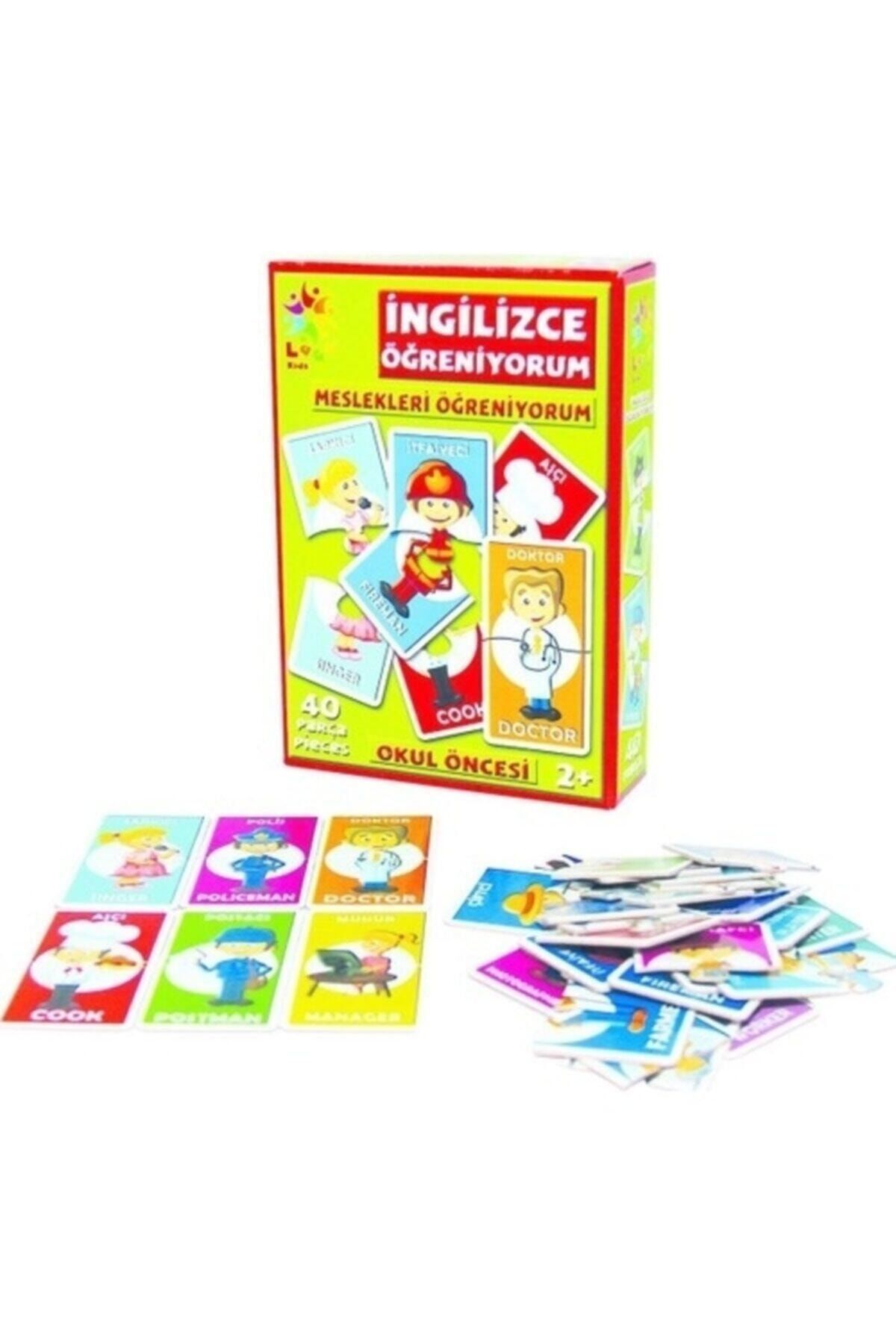 Ingilizce Meslekleri Öğreniyorum Kartları