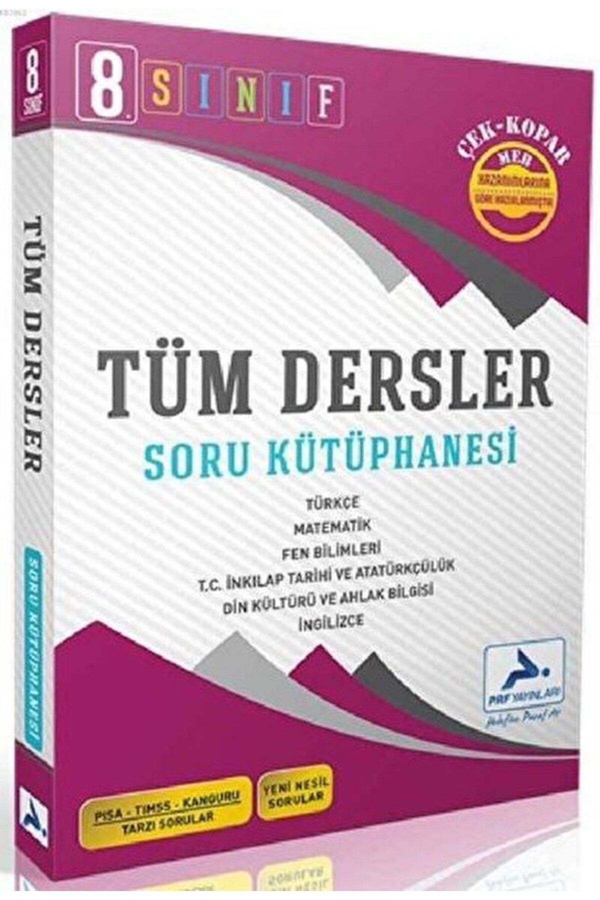 8. Sınıf LGS Tüm Dersler Soru Kütüphanesi / Kolektif / Paraf Yayınları / 9786057806307