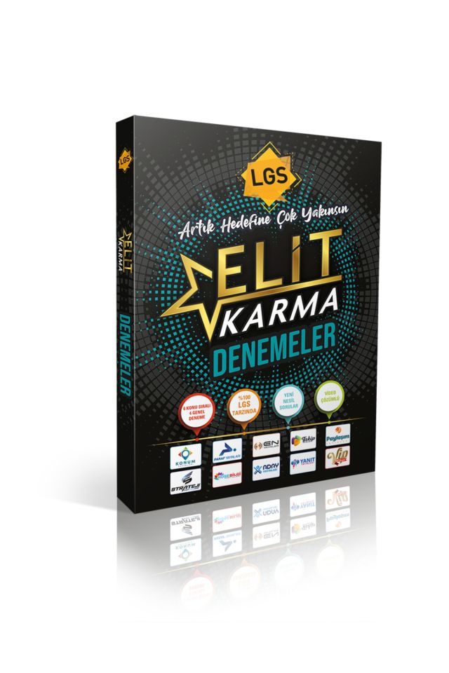 Elit Karma Yayınları Lgs Karma Konu Sıralı 10 Genel Deneme 2023