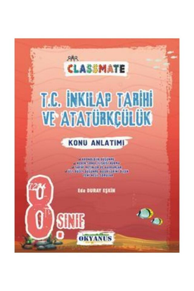Okyanus 8.sınıf Classmate Inkılap Tarihi Konu Anlatımlı