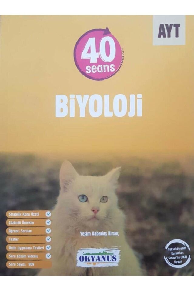 Yks Ayt Biyoloji 40 Seans Soru Bankası