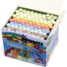 NOVA COLOR RENKLİ TEBEŞİR 100 LÜ