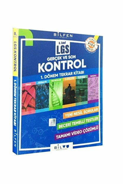 8. Sınıf Lgs Gerçek Ve Son Kontrol Tekrar Kitabı 1. Dönem Ösym Sınavlara Hazırlık 9786057788689
