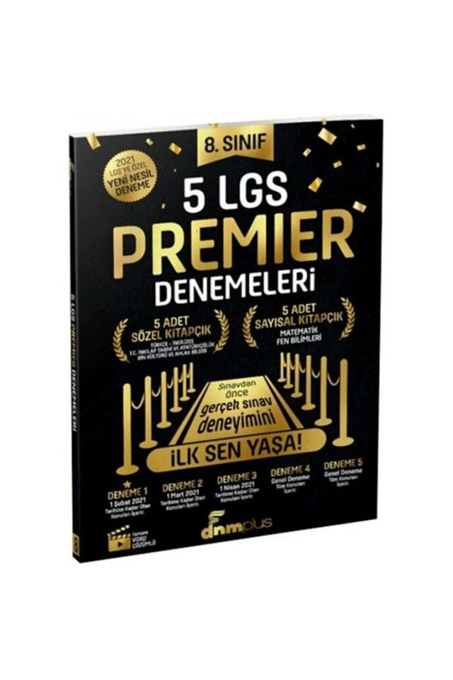 Plus Yayınları 8.Sınıf Lgs Premier 5 Deneme