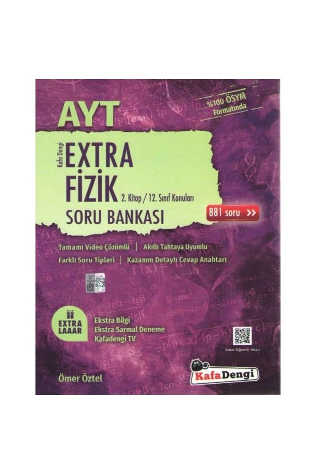 Yayınları Ayt Extra Fizik Soru Bankası 2. Kitap
