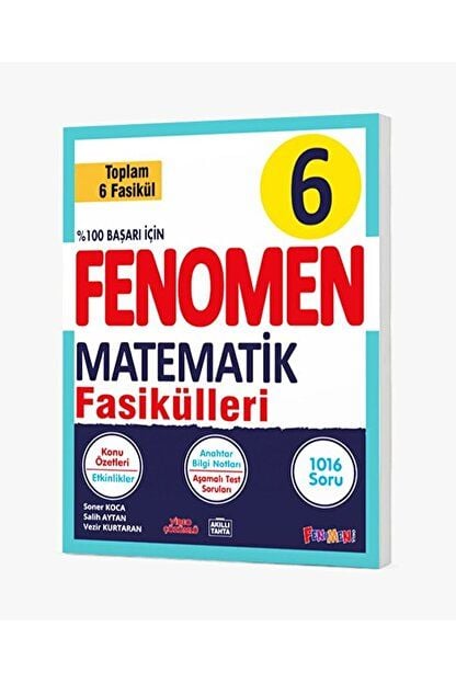 6. Sınıf Matematik Fasikül Seti / Kolektif / Fenomen Kitap / 9786256972353
