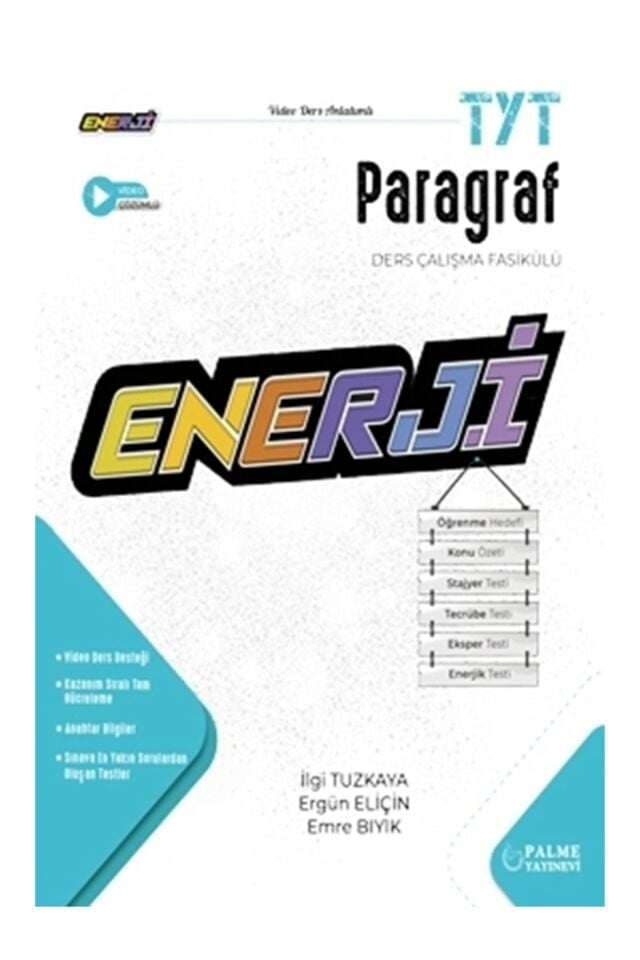Enerji Tyt Paragraf Ders Çalışma Fasikülü