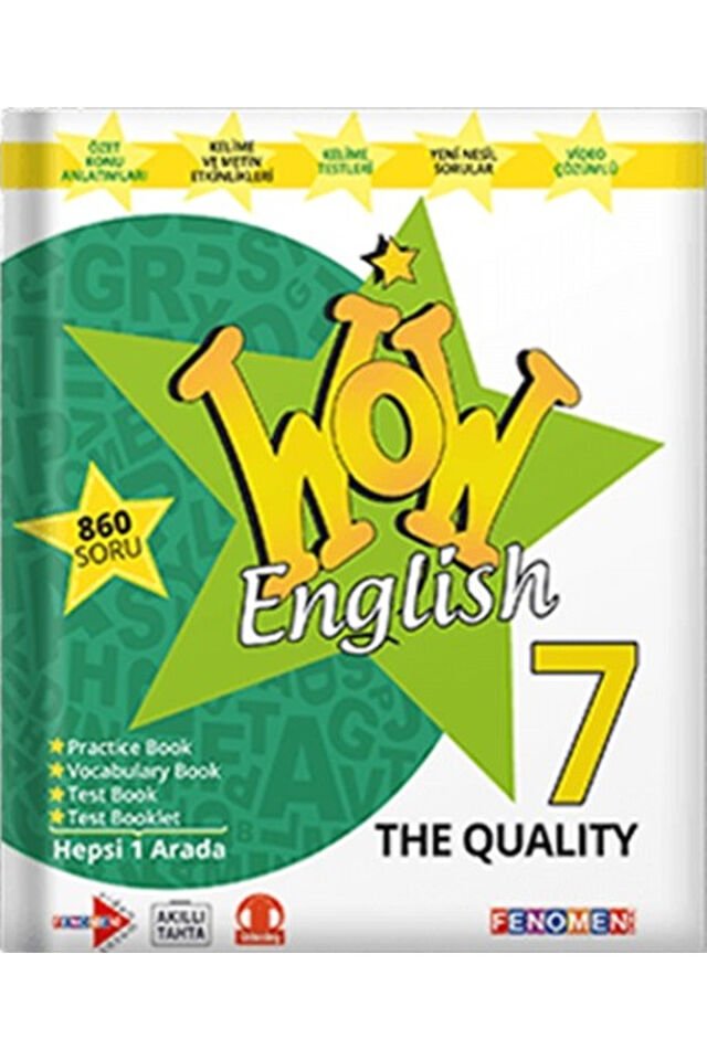 Wow English 7 The Qualıty Fenomen Okul / Kolektif / Fenomen Kitap / 9786257174435