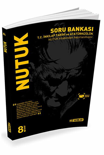 8. Sınıf T.C. İnkılap Tarihi ve Atatürkçülük Nutuk Soru Bankası / Hız Yayınları / 9786052227886