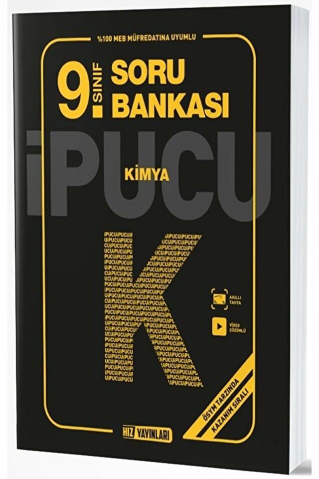 9. Sınıf Kimya İpucu Soru Bankası / Kolektif / Hız Yayınları / 9786257750264