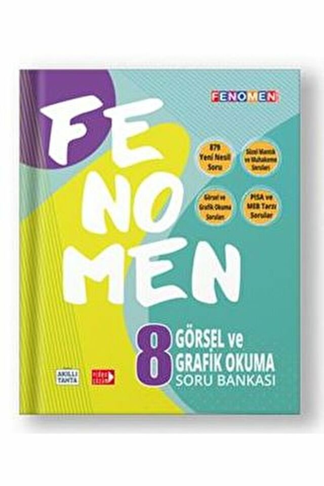 8. Sınıf Fenomen Görsel ve Grafik Okuma Soru Bankası / Kolektif / Fenomen Kitap / 9786257174886
